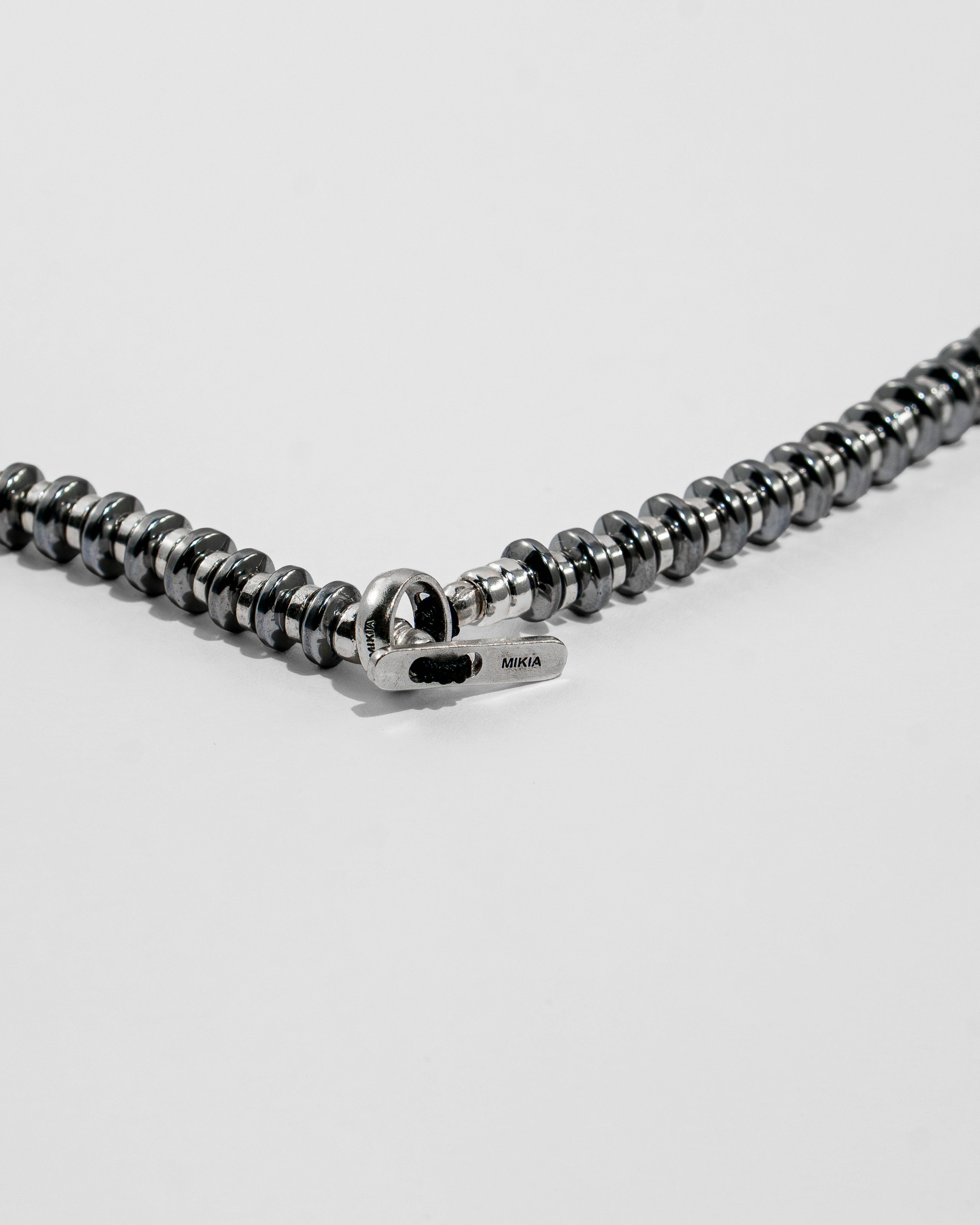 Hematite Roundel Beads Necklace