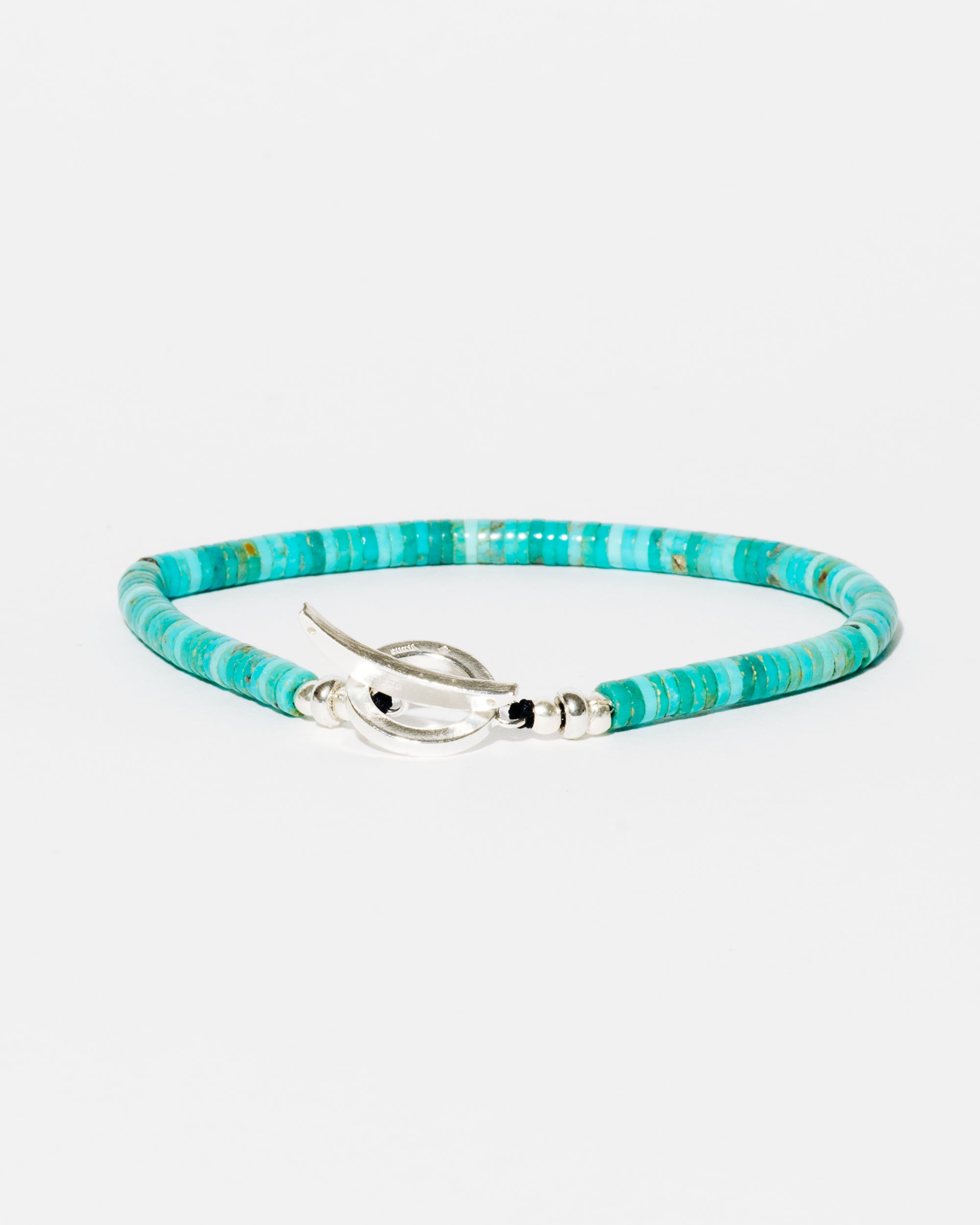 Heishi Bead Bracelet with Turquoise