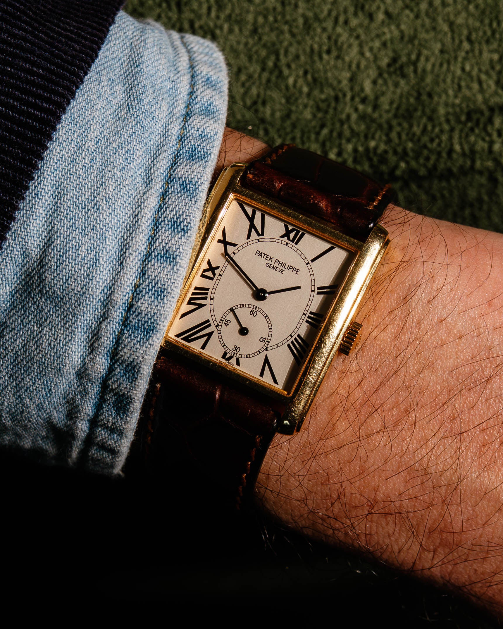 Patek Philippe Gondolo 5014J in Yellow Gold on Leather Strap and Buckle
