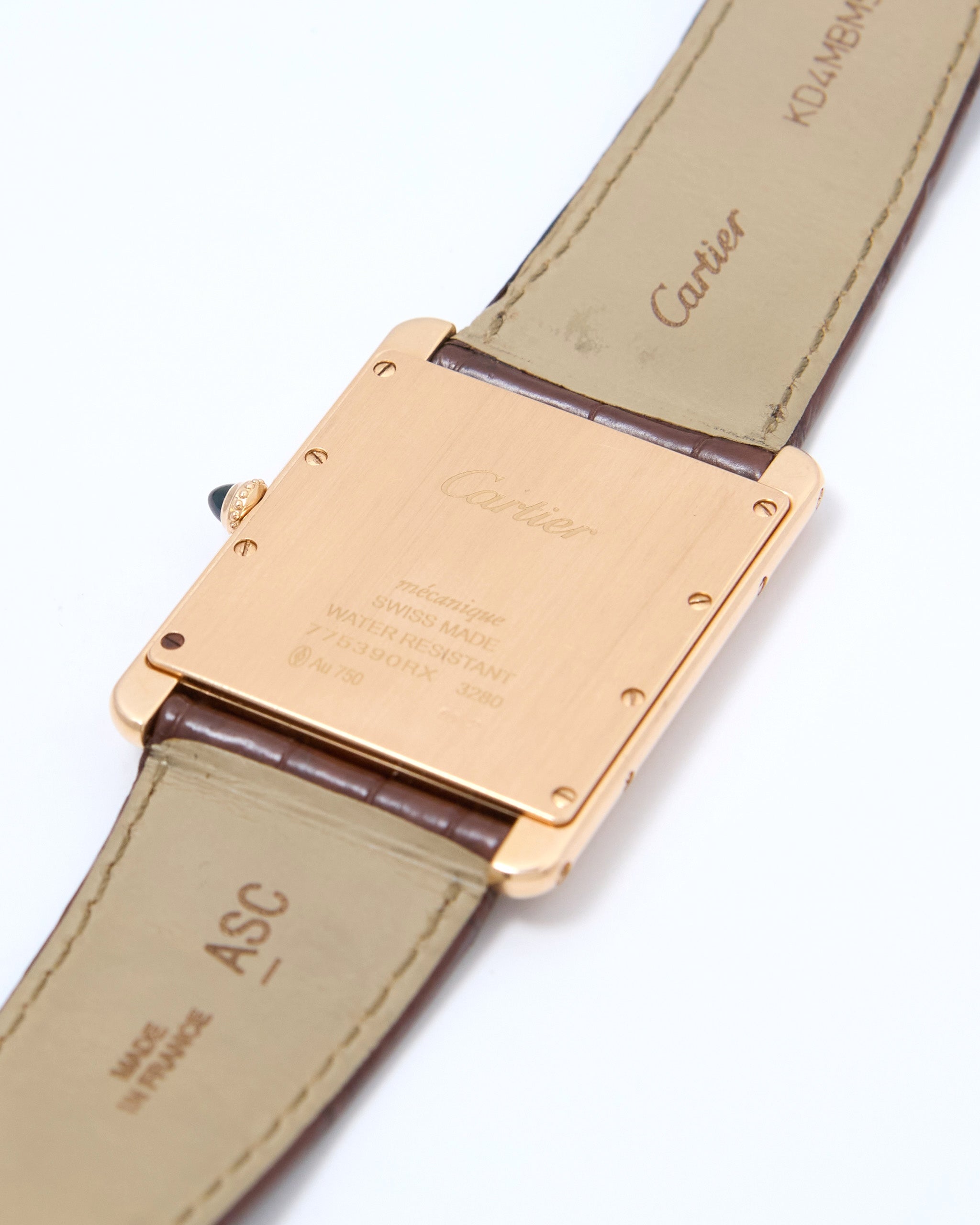 Cartier Tank Louis XL 3820 in 18K Rose Gold with Cartier Leather Strap and Cartier Buckle