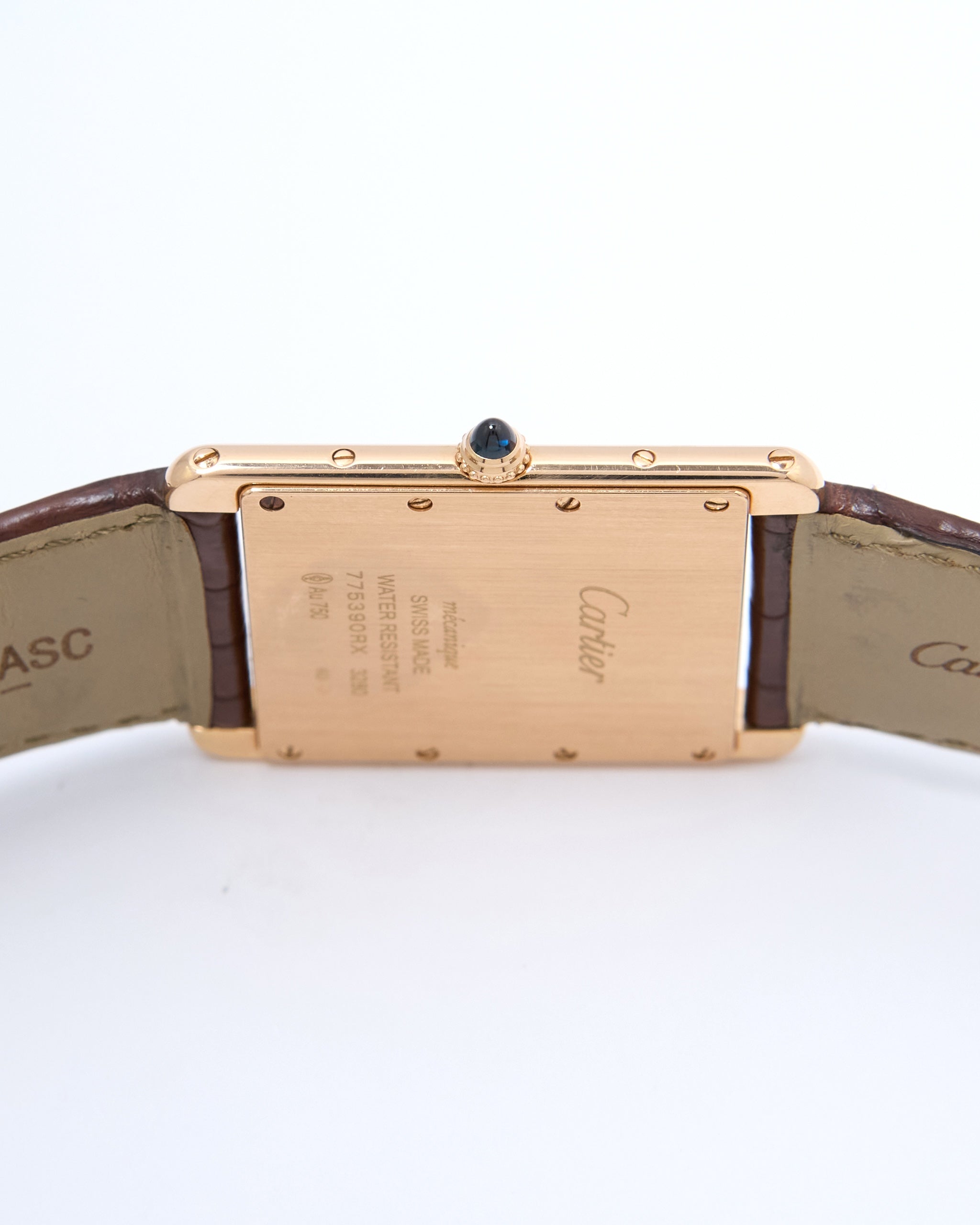 Cartier Tank Louis XL 3820 in 18K Rose Gold with Cartier Leather Strap and Cartier Buckle