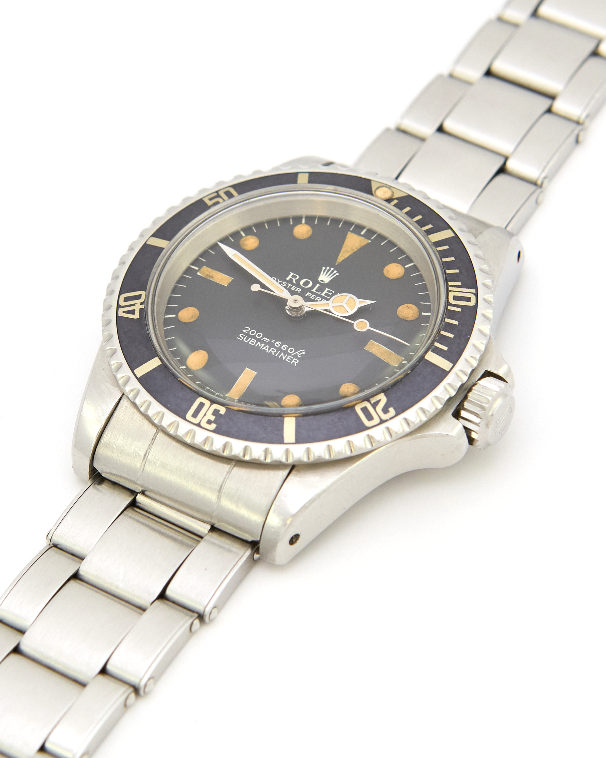 Rolex Submariner 5513 Meter First on Oyster Bracelet in Unpolished Condition