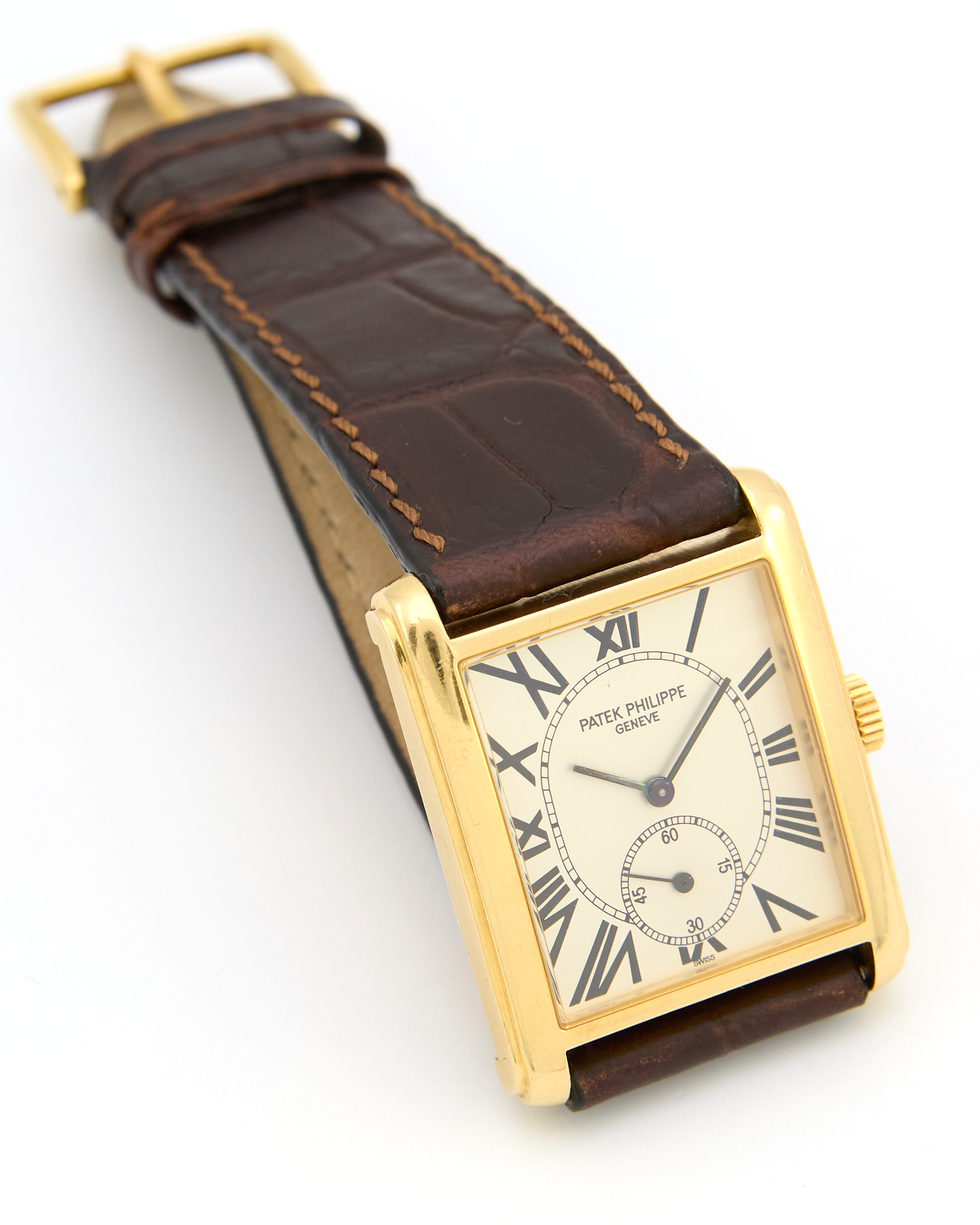 Patek Philippe Gondolo 5014J in Yellow Gold on Leather Strap and Buckle