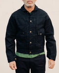 Mister Freedom Ranch Blouse in Black Sulfur-dyed Denim (Rinsed)