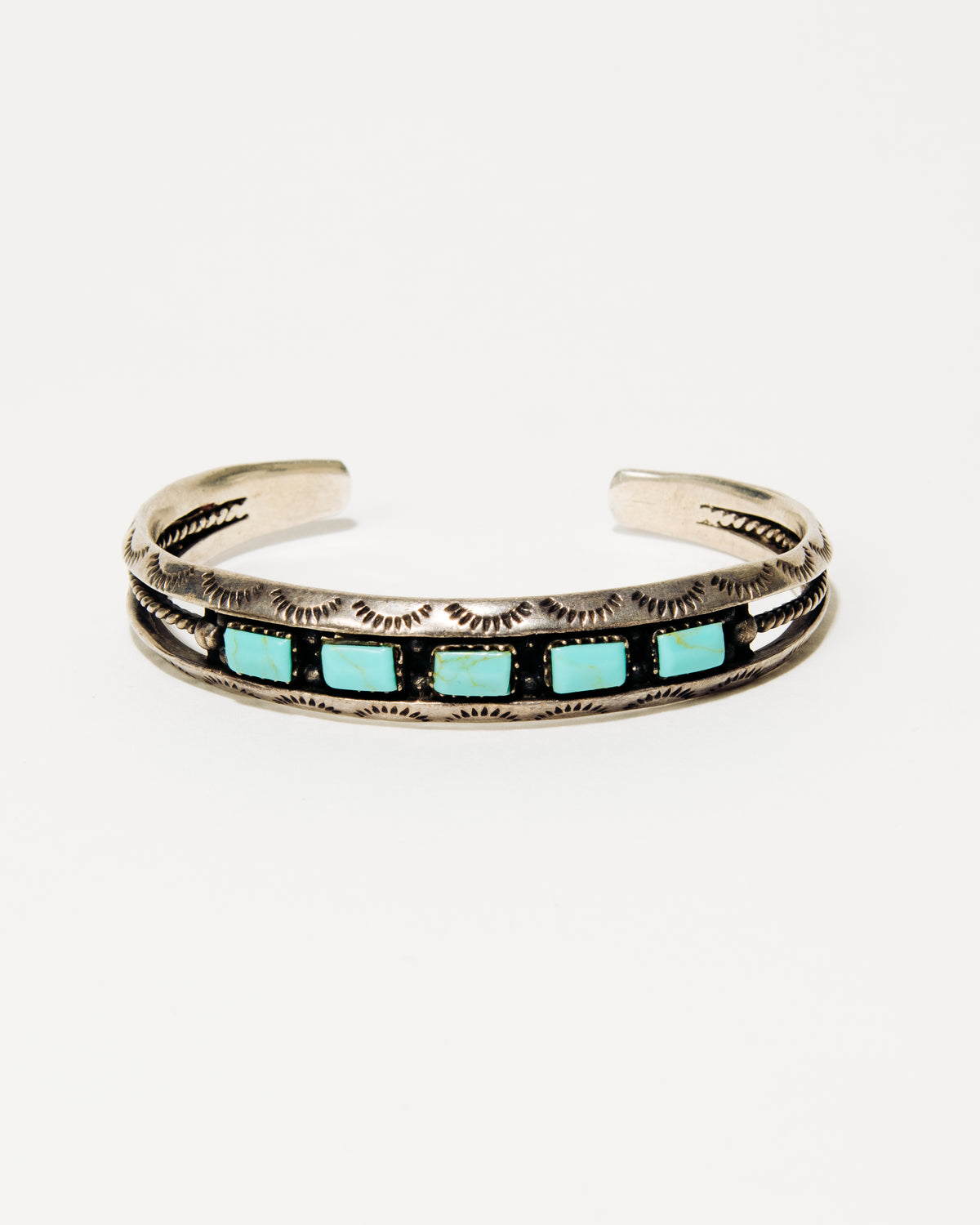 Five Stone Turquoise Cuff