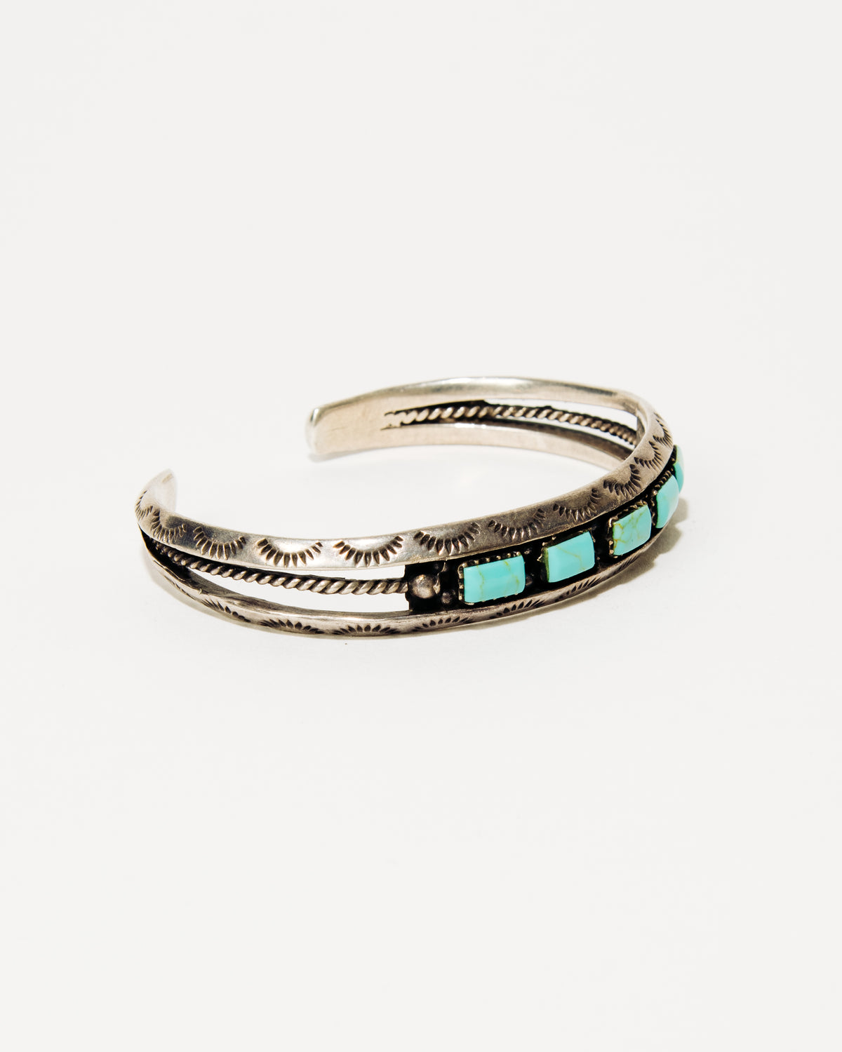 Five Stone Turquoise Cuff