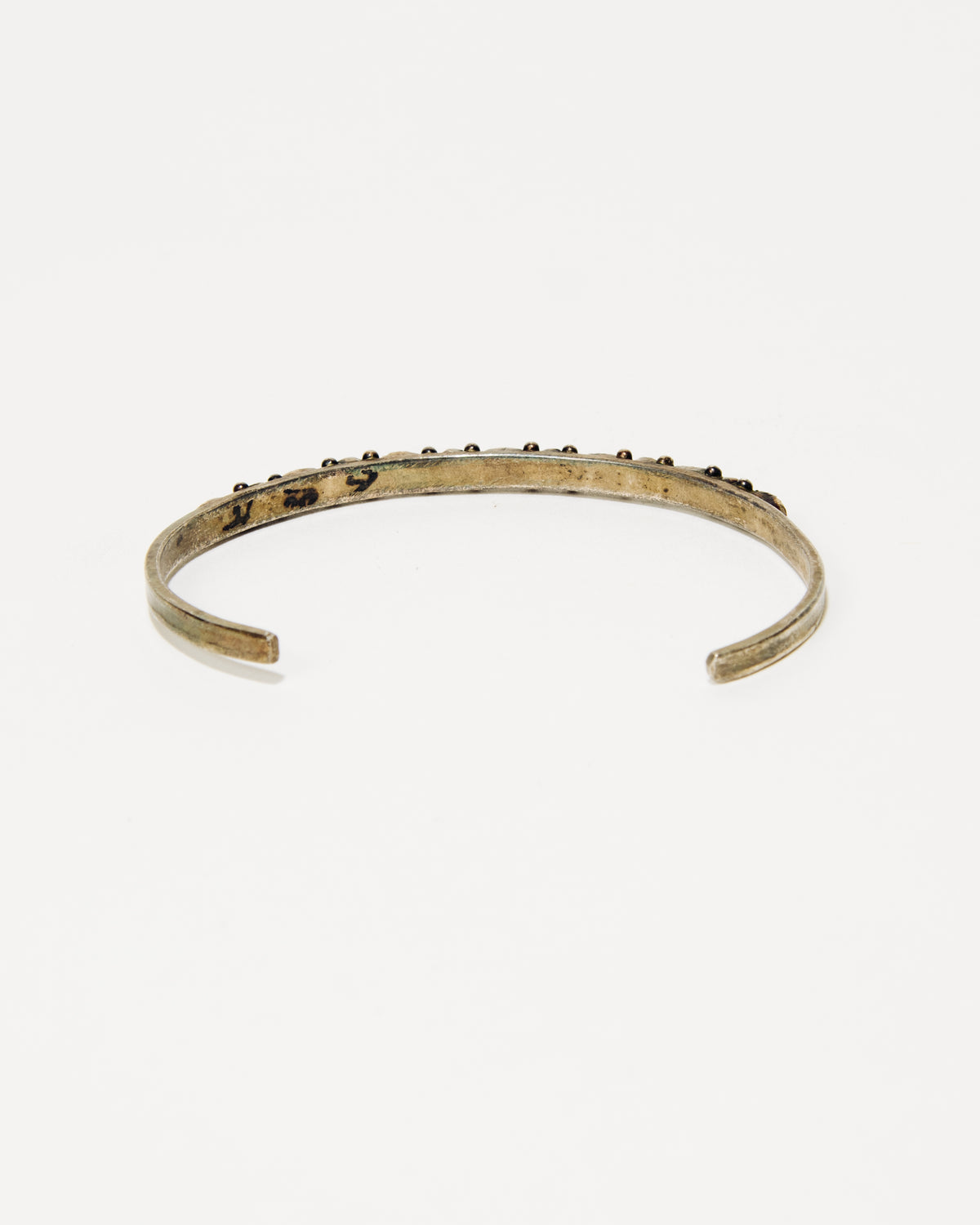 Thin Single Row Turquoise Cuff