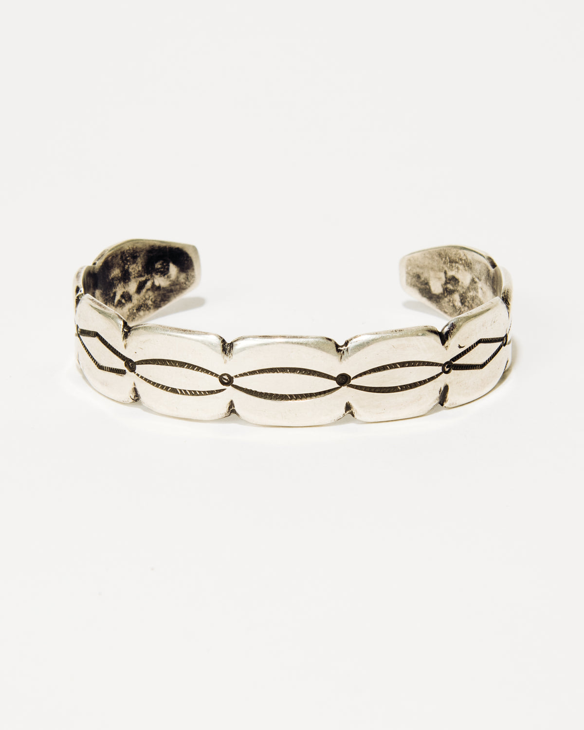 Kaiden Conde Coin Silver Snake Bracelet