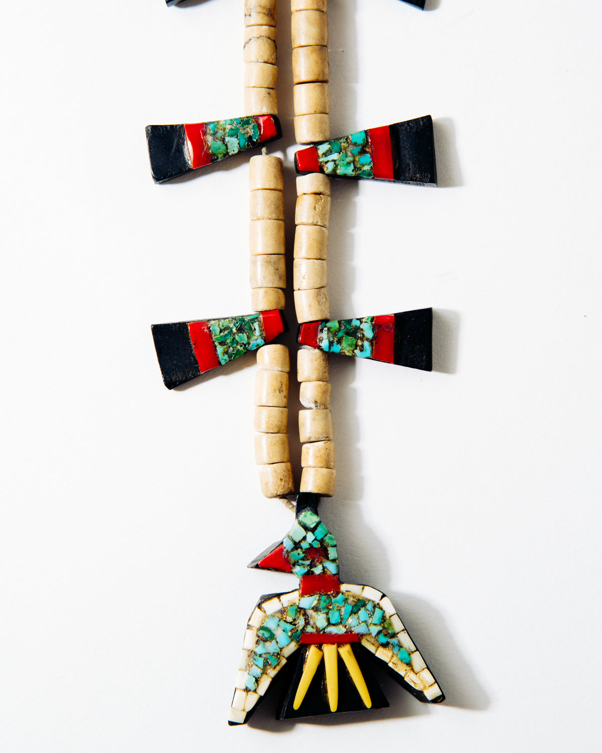 Santo Domingo Tab Necklace, Depression Era