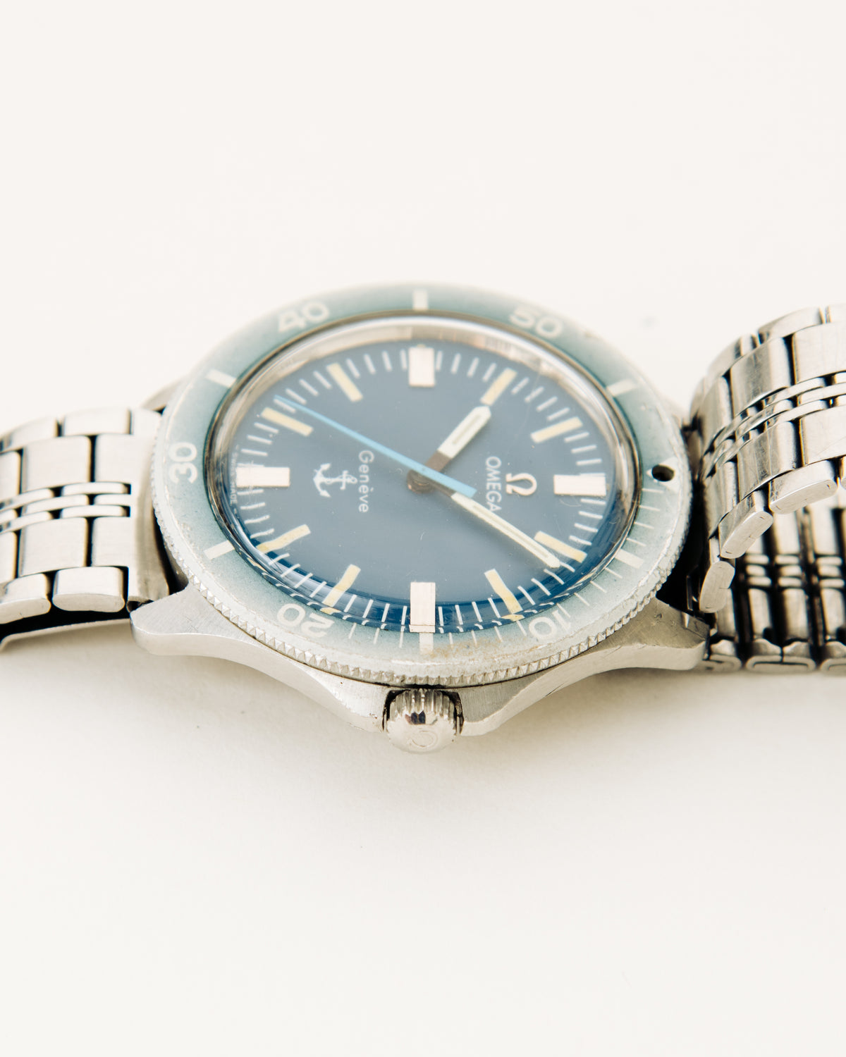 Omega Genève "Amirauté" Diver, Blue Anchor Dial, c. 1970