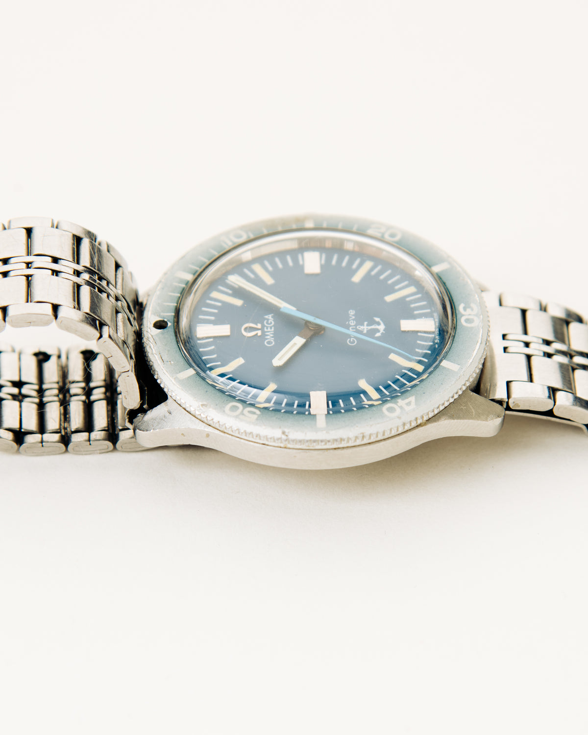 Omega Genève "Amirauté" Diver, Blue Anchor Dial, c. 1970