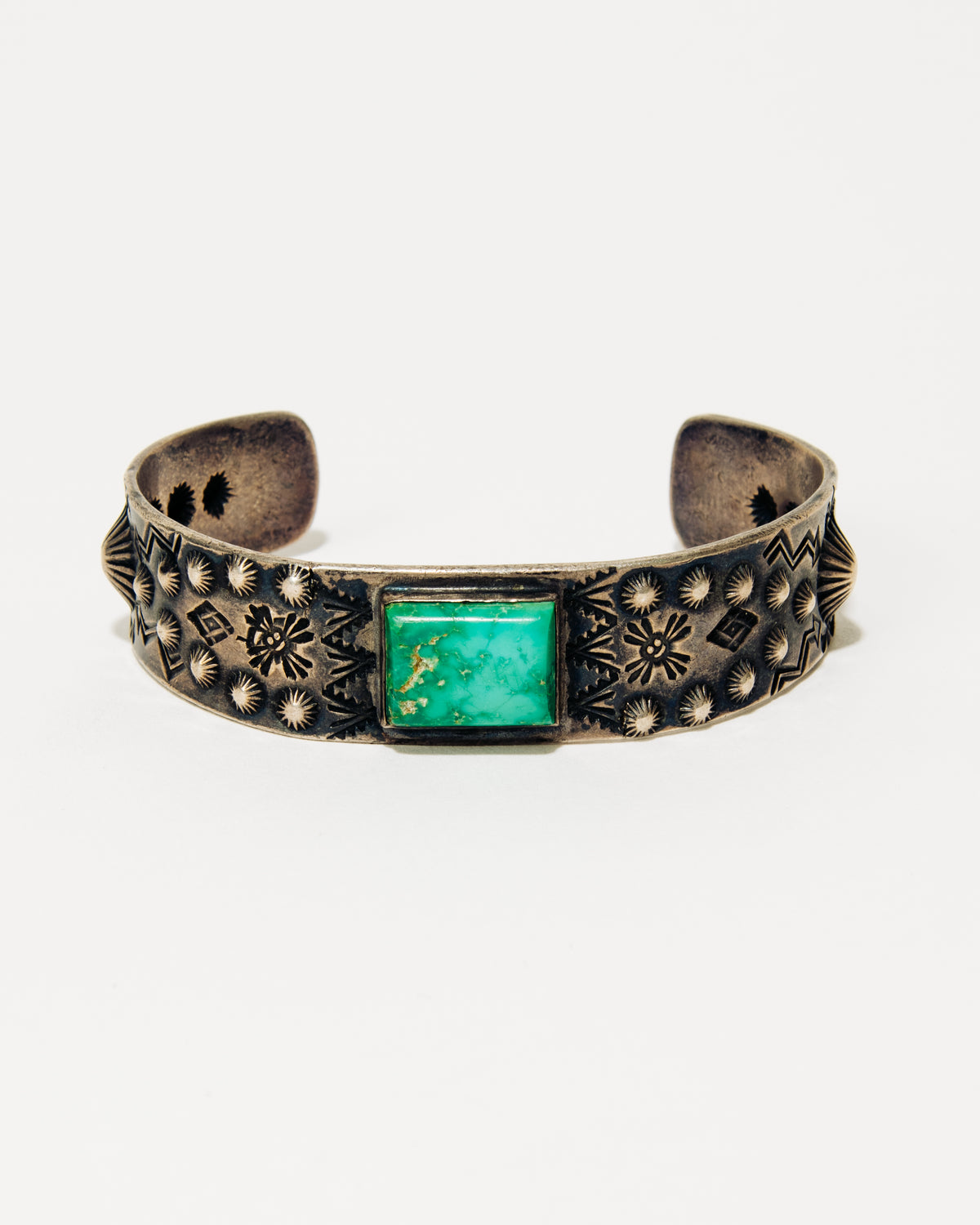 Turquoise Cuff with Concho Design