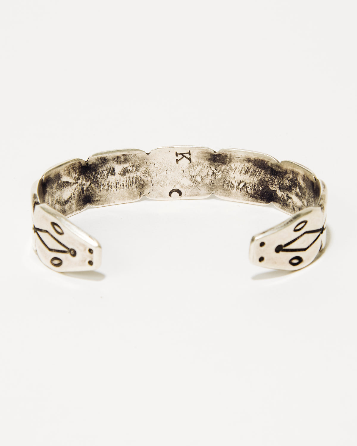 Kaiden Conde Coin Silver Snake Bracelet