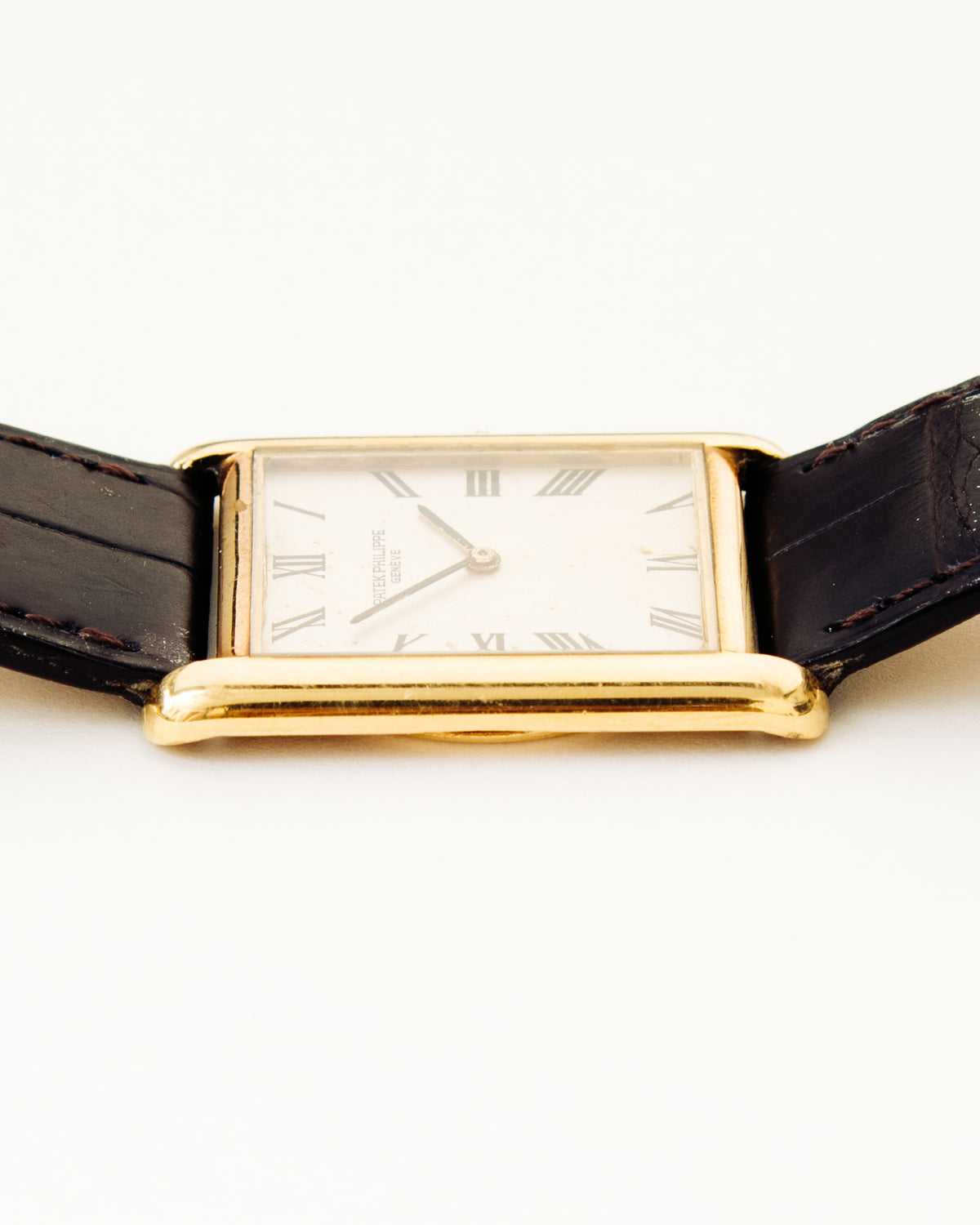 Patek Philippe Rectangular "Tank" Dress Watch, 18k Yellow Gold, c. 1960s