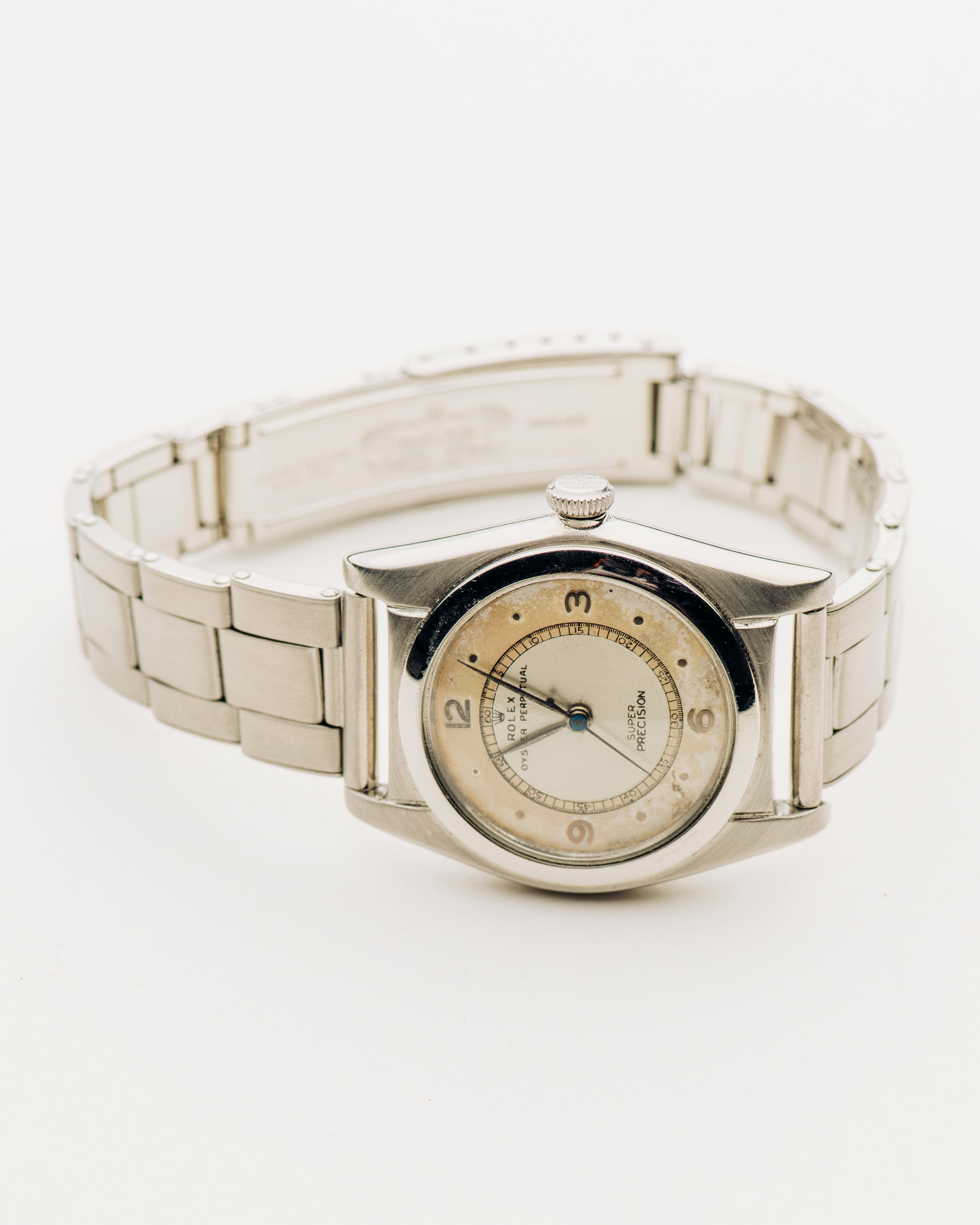 Rolex Bubbleback on Oyster Bracelet