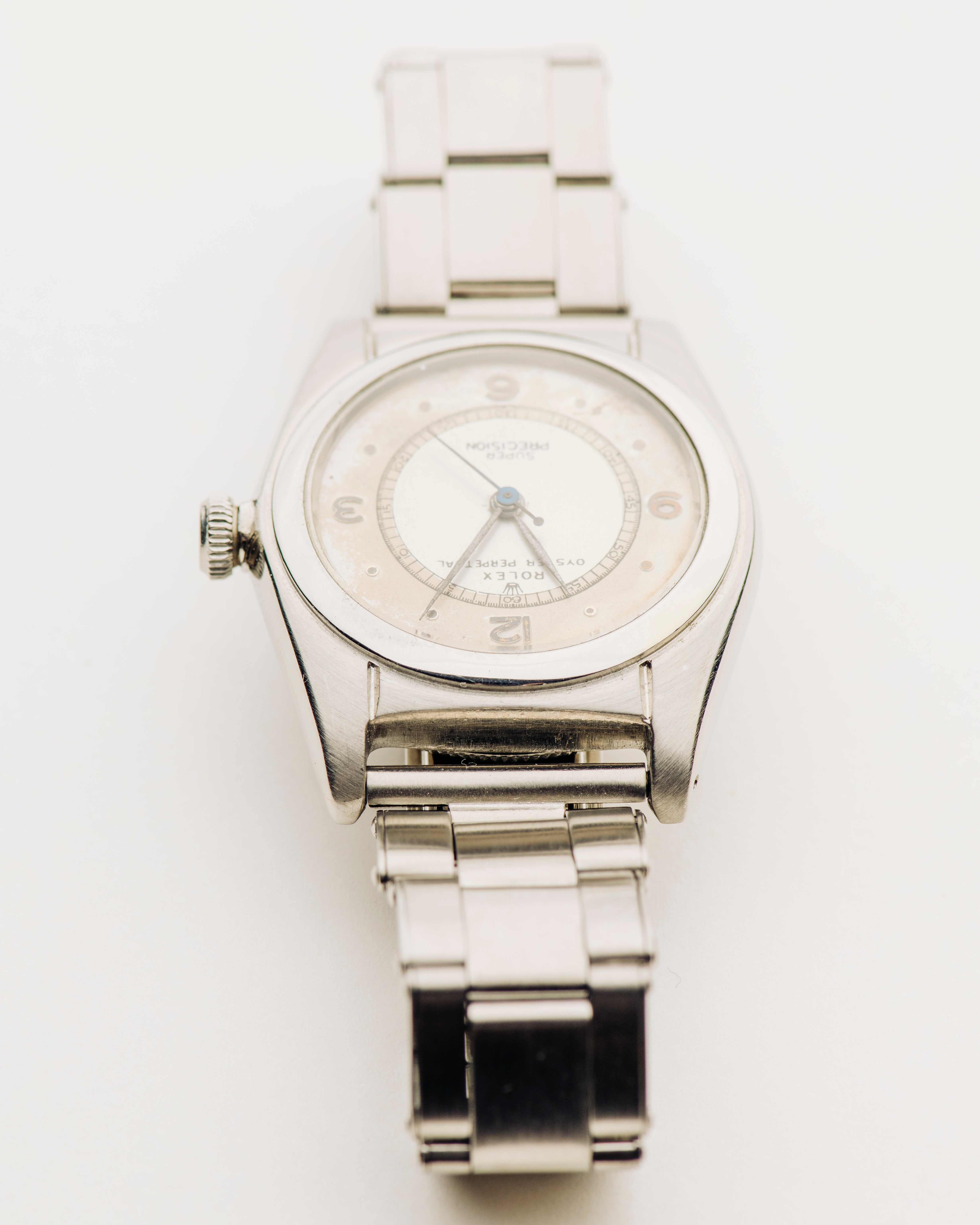 Rolex Bubbleback on Oyster Bracelet