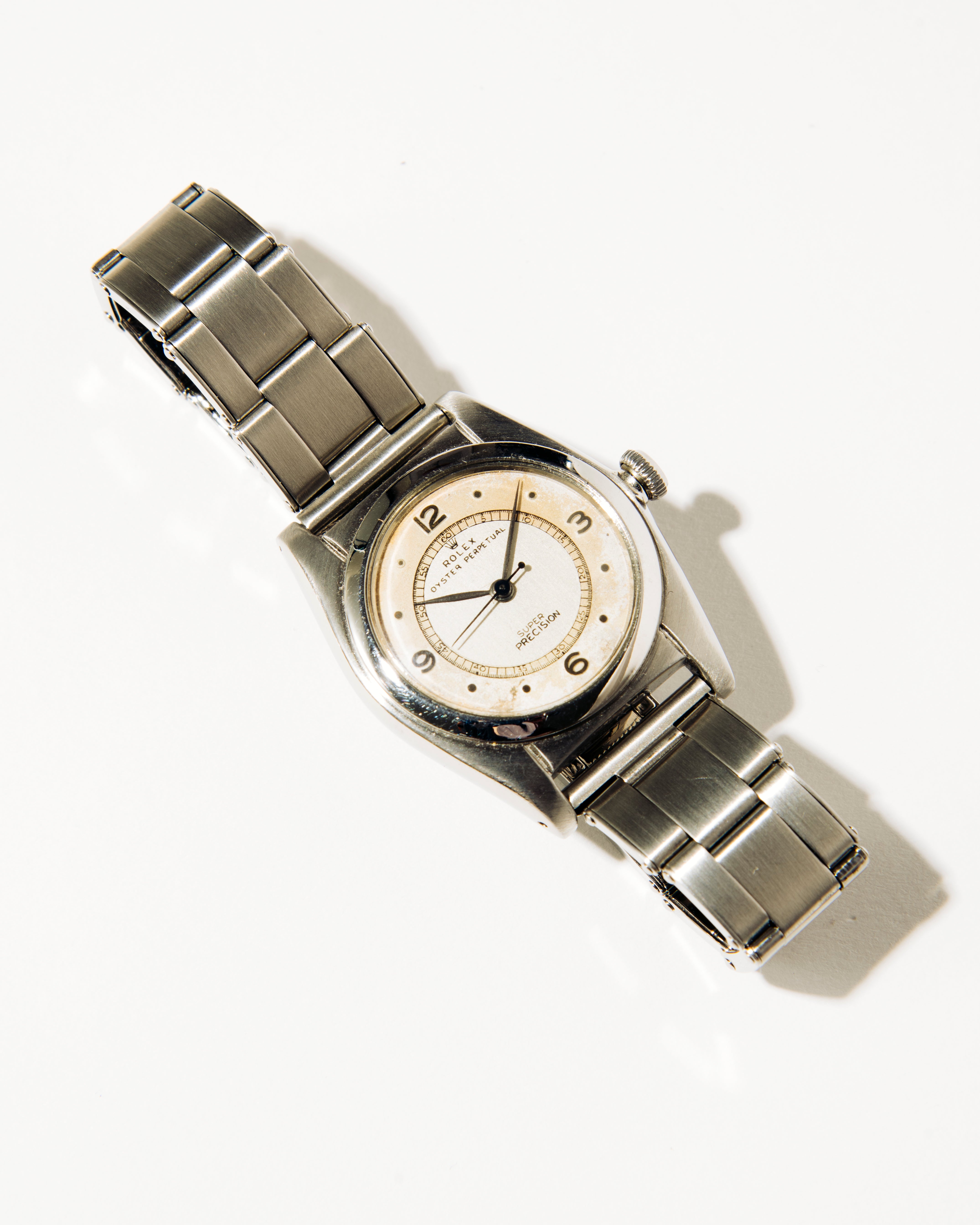 Rolex Bubbleback on Oyster Bracelet