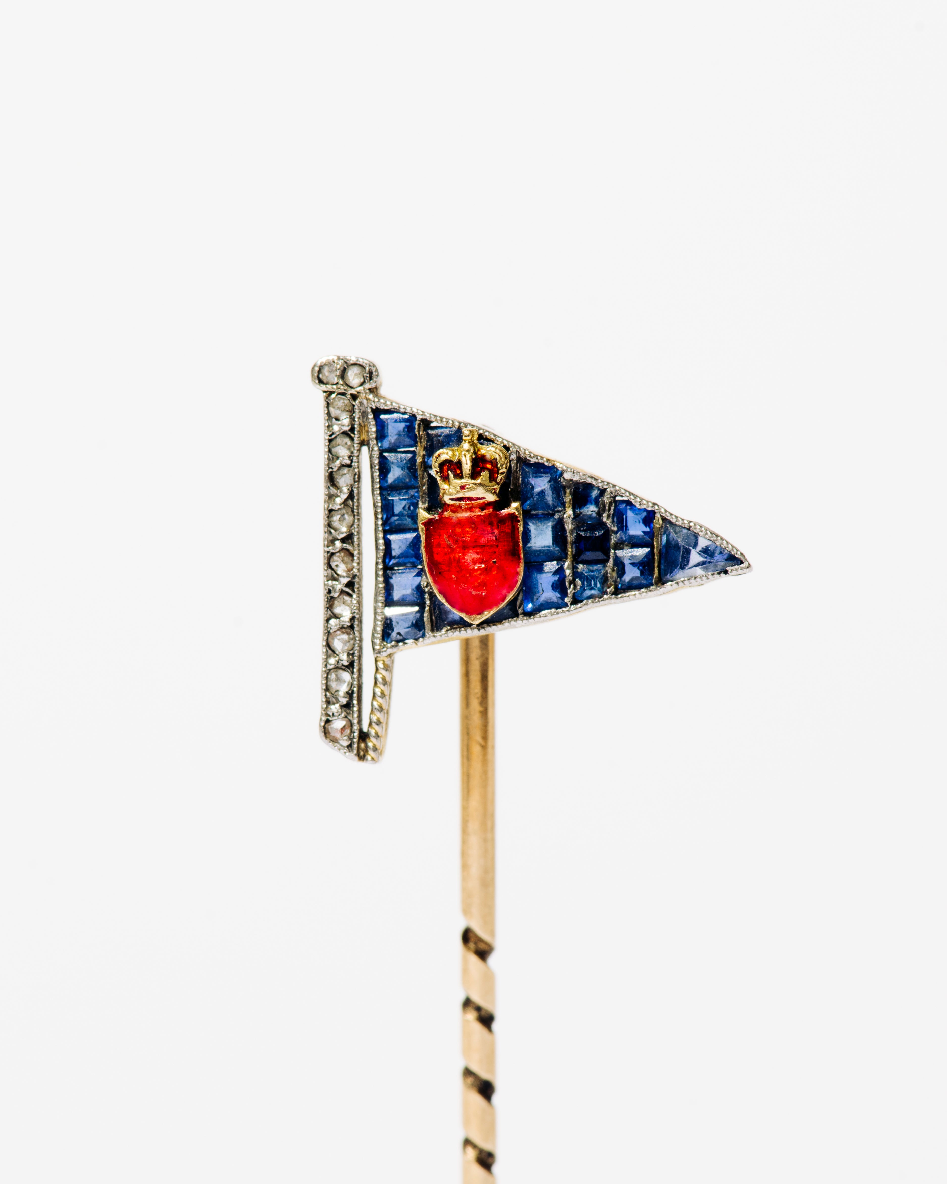 Crest Flag Stick Pin