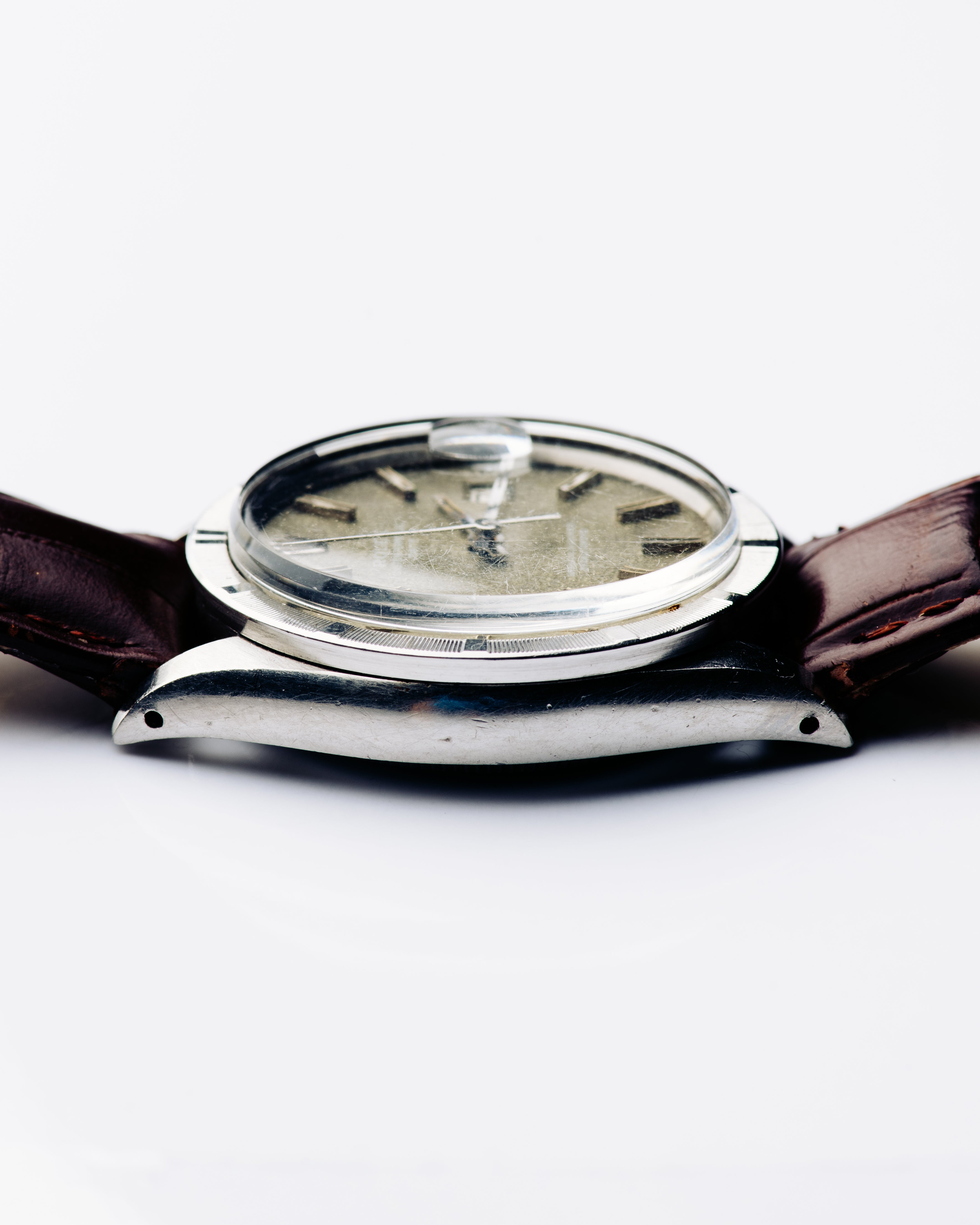 Rolex Oyster Perpetual Date on Leather Strap