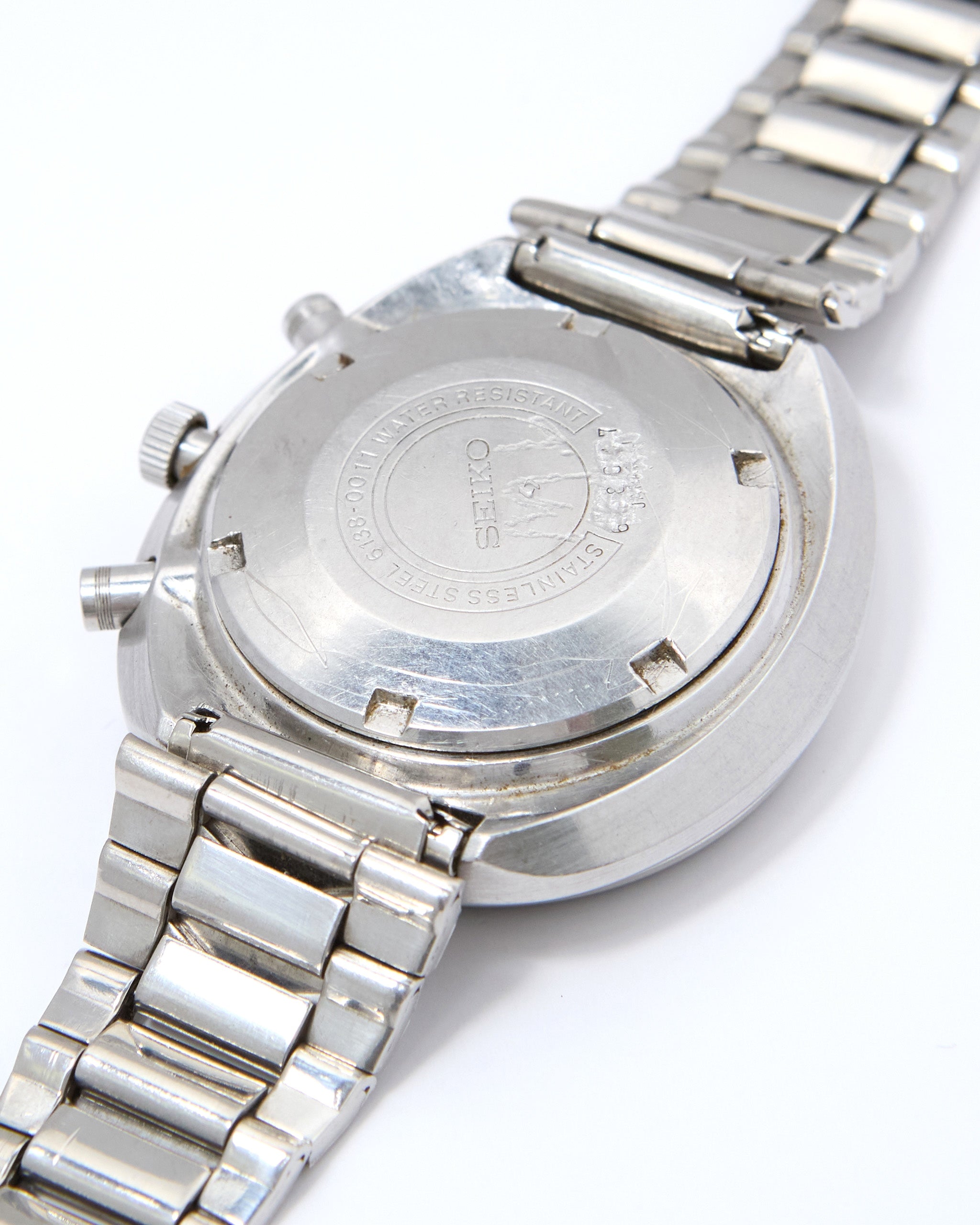 Seiko UFO Chronograph 6138-0011 Automatic in Steel Case on Steel Brace