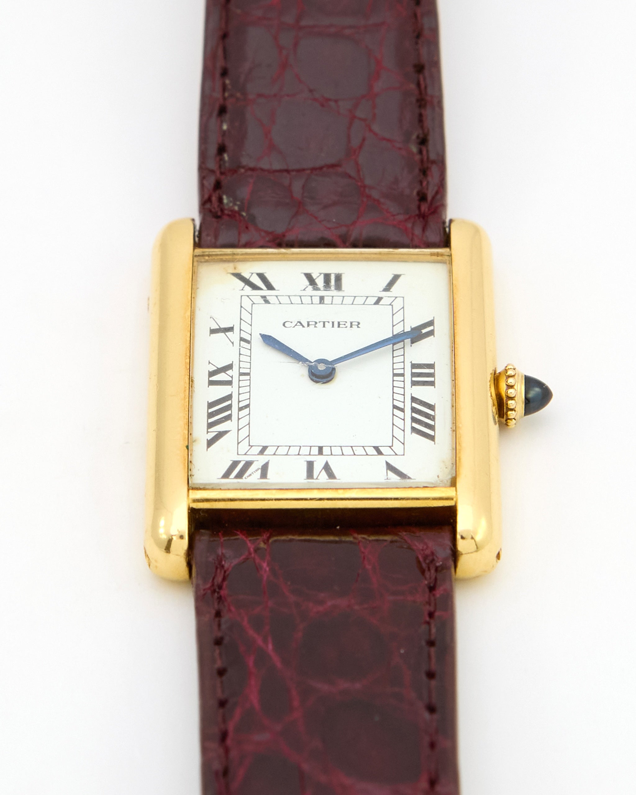 Cartier Tank Louis 78086 Paris Dial in 18K Yellow Gold with Cartier Strap and Buckle - Large Size