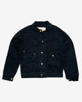 Mister Freedom Ranch Blouse in Black Sulfur-dyed Denim (Rinsed)