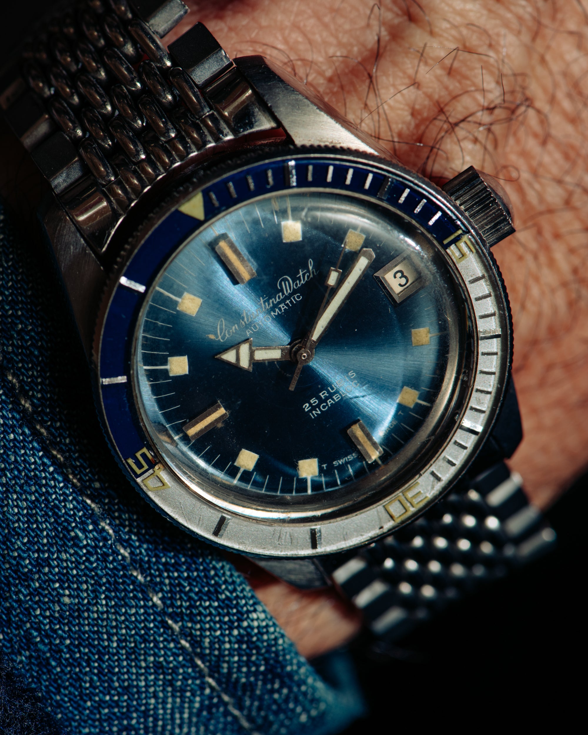 Diver with Blue Dial & Bakelite Bezel