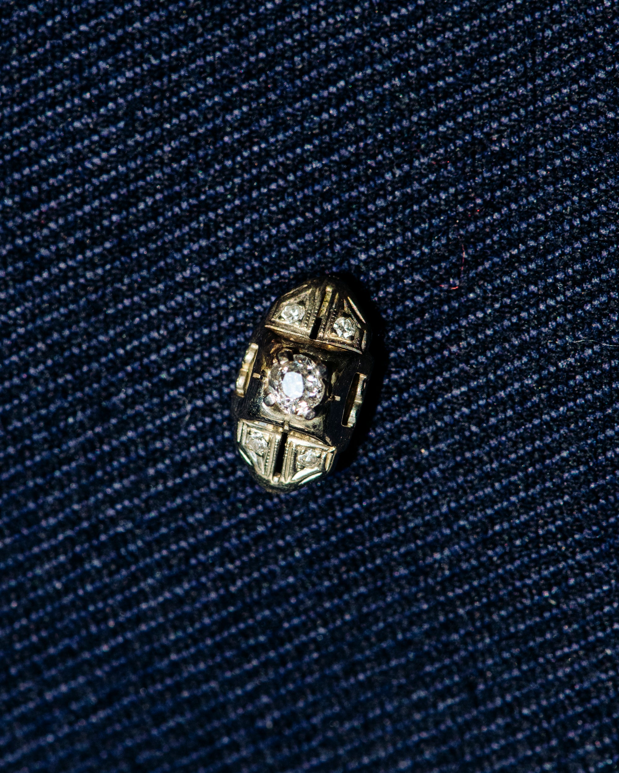 European Cut Diamond Stickpin