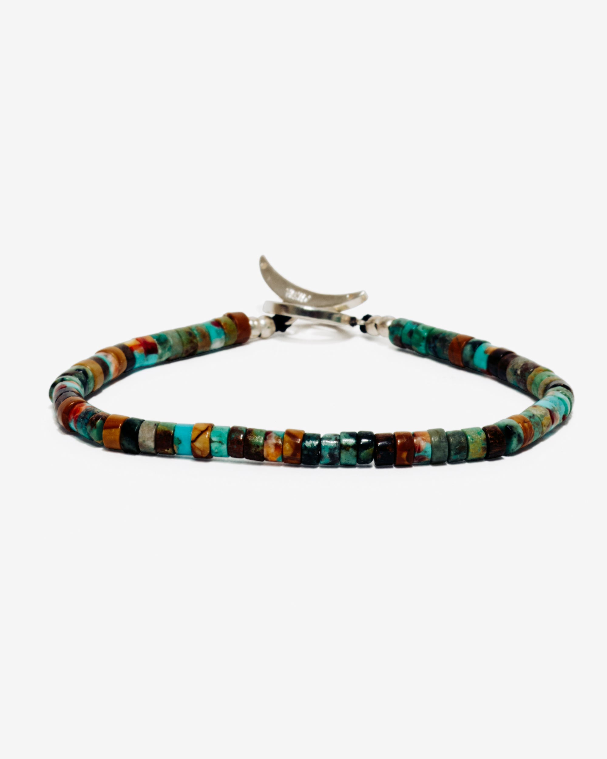 Heishi Bead Bracelet with Mixed Stones