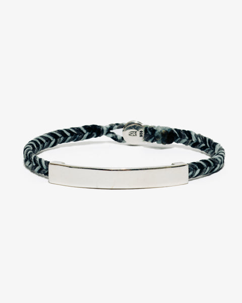 アクセサリー SCOSHA HAND WOVEN ID BRACELET Scosha | ID Belt Bracelet in Black