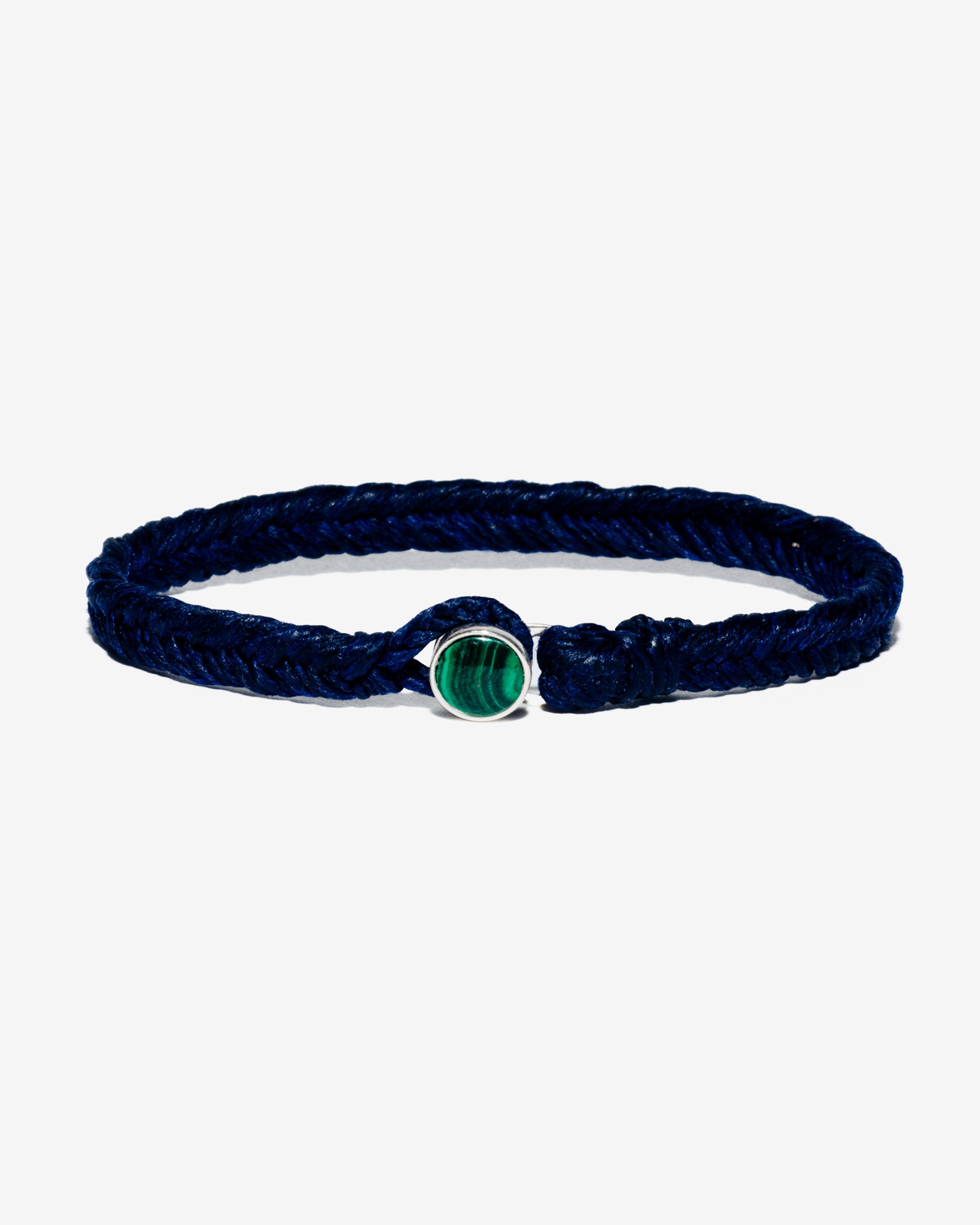 Malachite Button Fishtail Bracelet