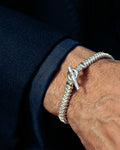 Zig Bracelet in Polished Silver