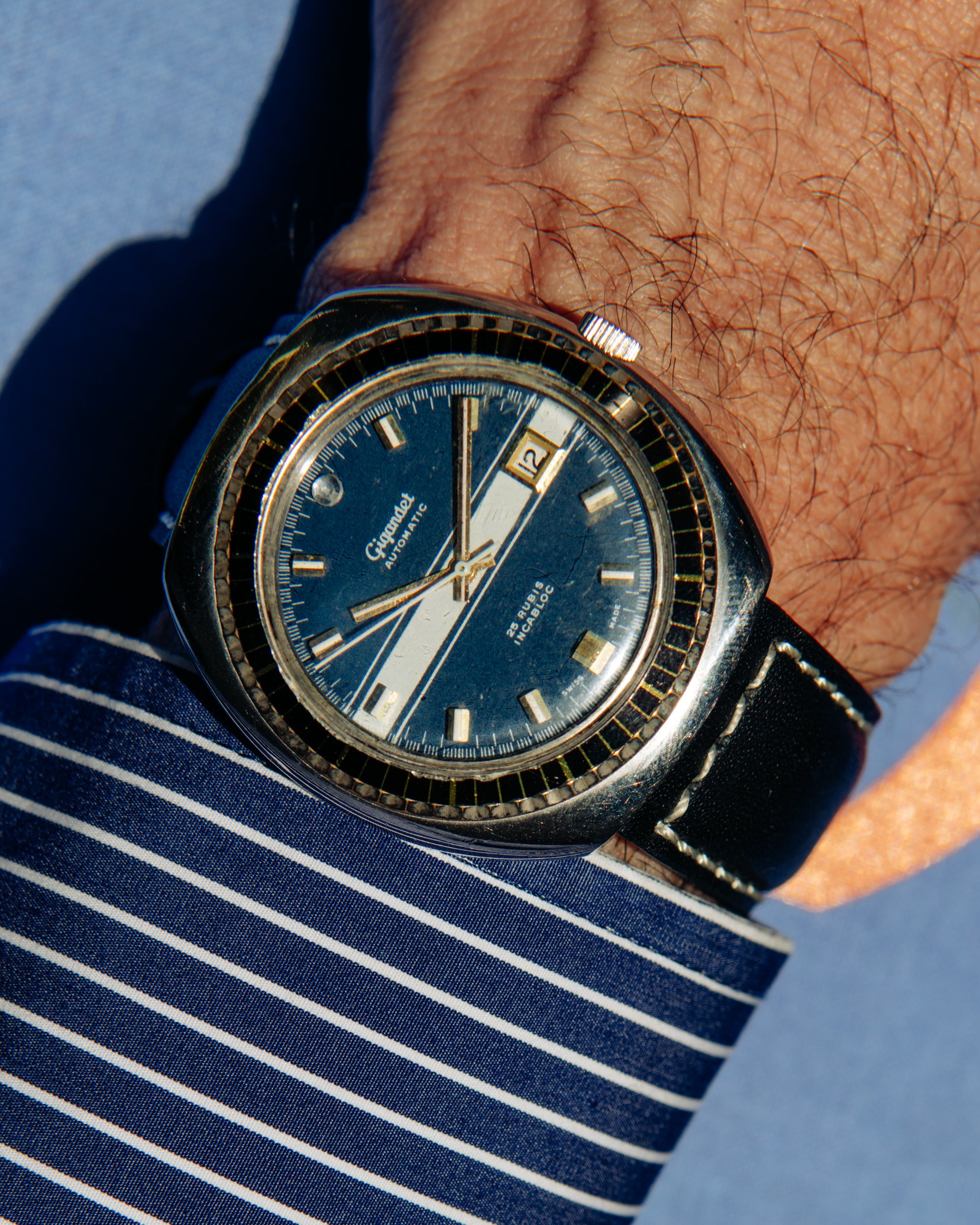 Diver with Blue Dial and Automatic Movement