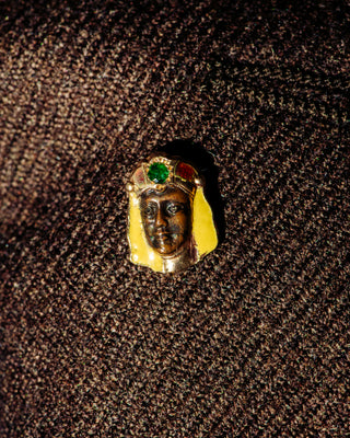 Vintage 14K Gold Pharaoh Stickpin